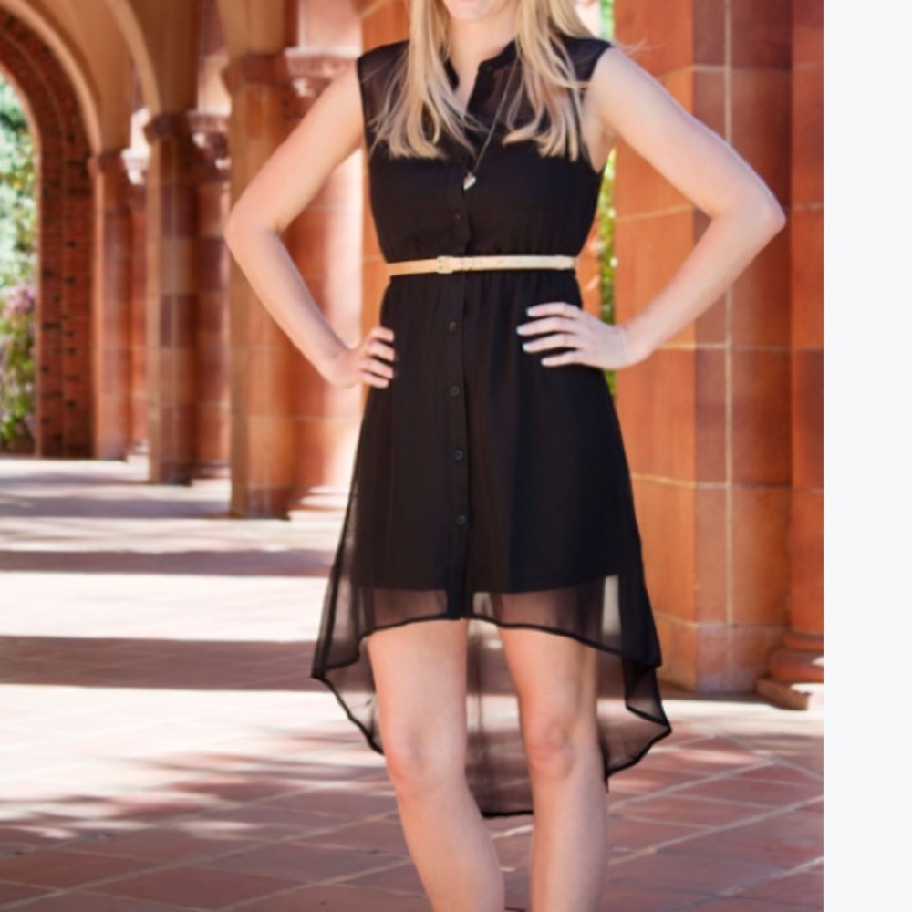 Button Front Dress - Picture 4 of 4